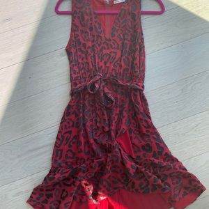Alice + Olivia cheetah print dress